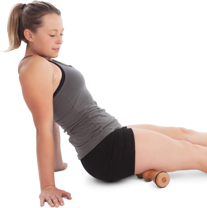 Body Back أسطوانة ظهر خشبية من Body Back - 15 بوصة مدلك ظهر يدوي لتخفيف الألم واستعادة العضلات - Image 5