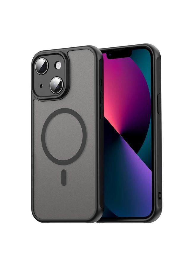 اس-توب جراب لهاتف iPhone 13 Fan Dun Series TPU Hybrid PC Frosted Magsafe - Image 1