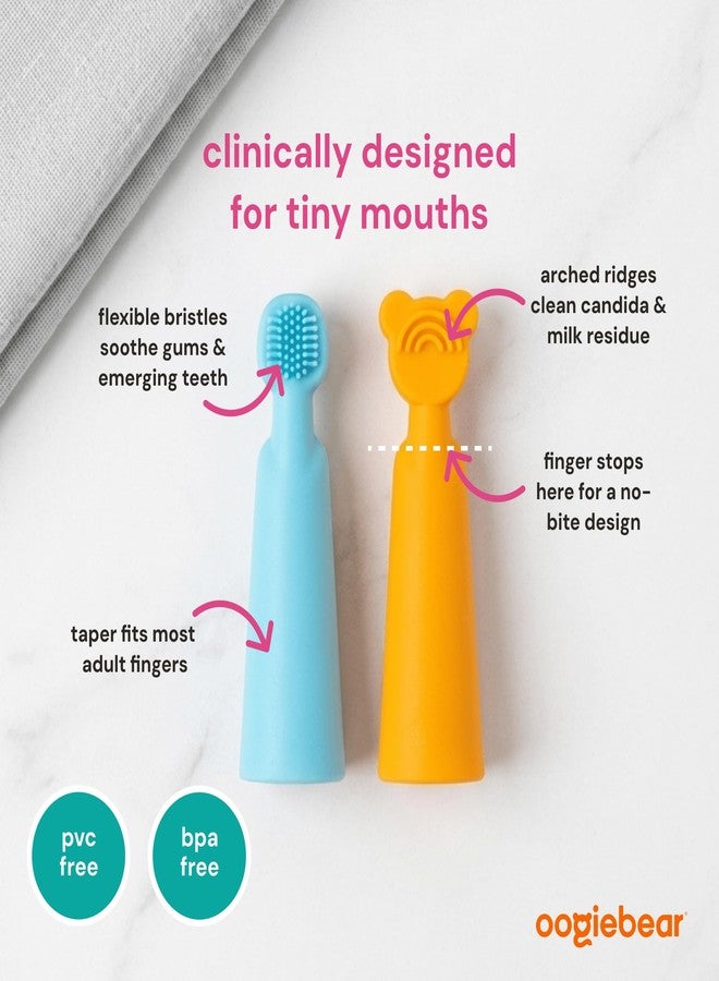 oogiebear Baby Care Starter Kit, 5-Piece All-in-One Set Includes Nasal Bulb Aspirator, Booger Picker w/ Case, Tongue Scraper & Finger Brush - Image 4