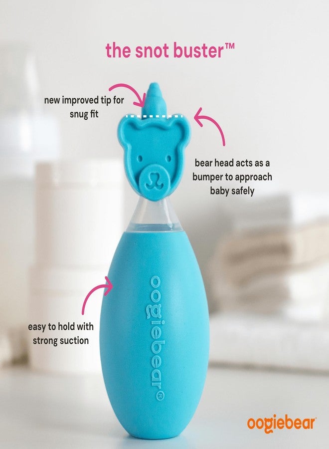 oogiebear Baby Care Starter Kit, 5-Piece All-in-One Set Includes Nasal Bulb Aspirator, Booger Picker w/ Case, Tongue Scraper & Finger Brush - Image 5