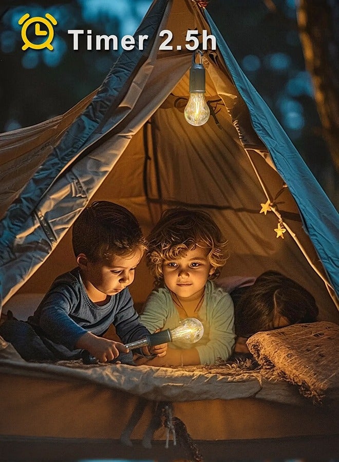 فانوس تخييم محمول مقاوم للماء والصدمات قابل لإعادة الشحن - ضوء خارجي للخيمة للتنزه، والتخييم، واستخدام الطوارئ - Image 4