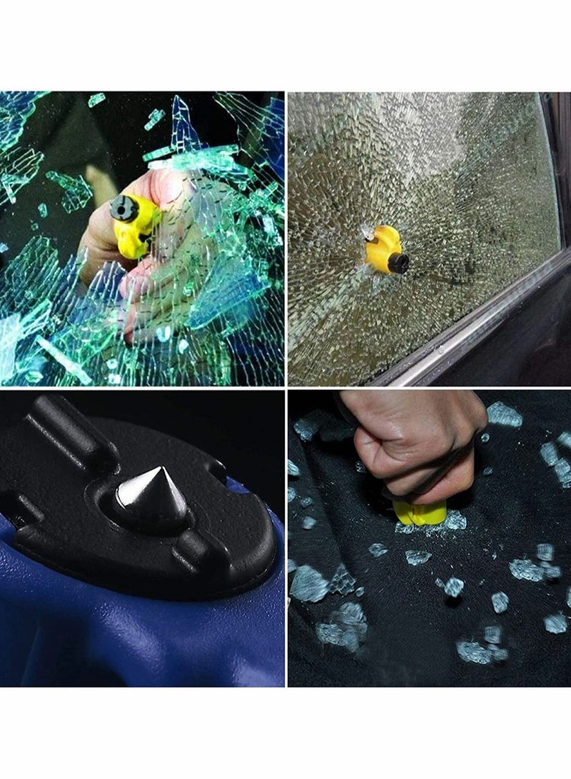 Excefore 3-In-1 Car Window Breaker Emergency Hammer Escape Tool (4 Pcs)  - Image 4