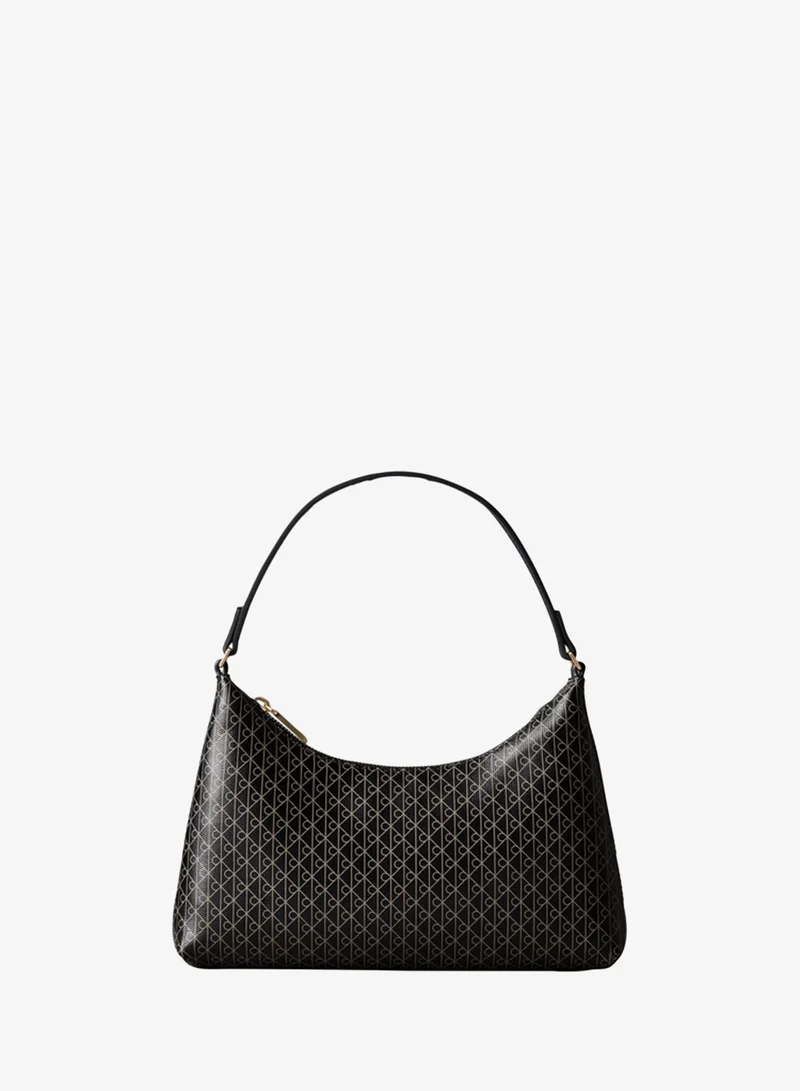 Calvin Klein  Coated Emblem Print Shoulder Bag for Women | Best Price UAE