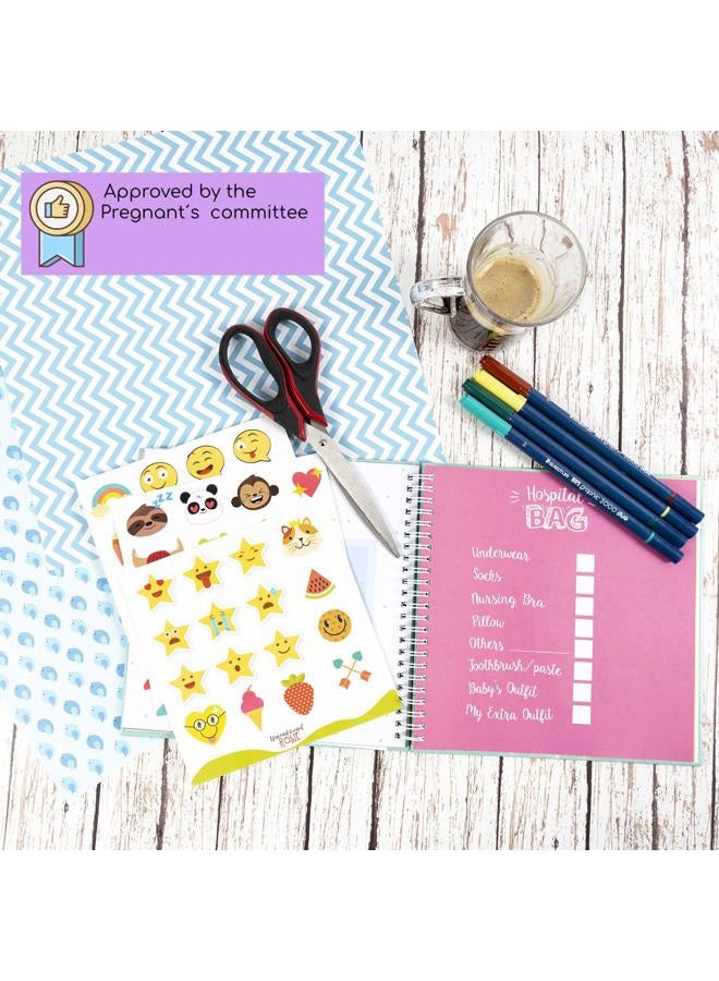 Unconditional rosie My Pregnancy Journal and Baby Memory Book - Baby Scrapbook and Photo Album - Perfect Pregnancy Gifts for First Time Moms - Picture and Milestone Books for Toddlers - Keepsake for Parent - Image 4