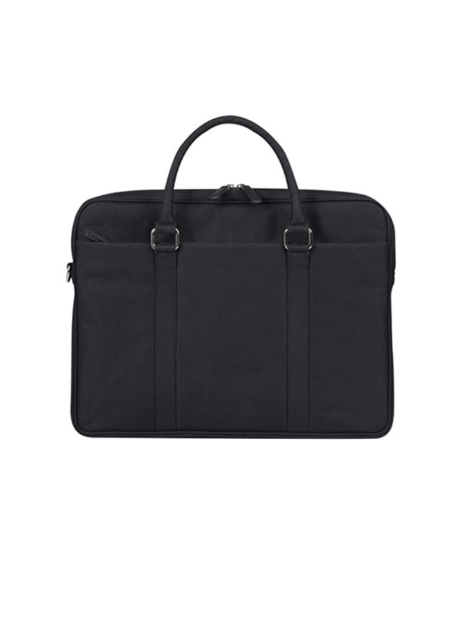 DBRAMANTE1928 dbramante1928 Ginza 16" Duo Pocket Laptop Bag Recycled Black Pure  - Image 2