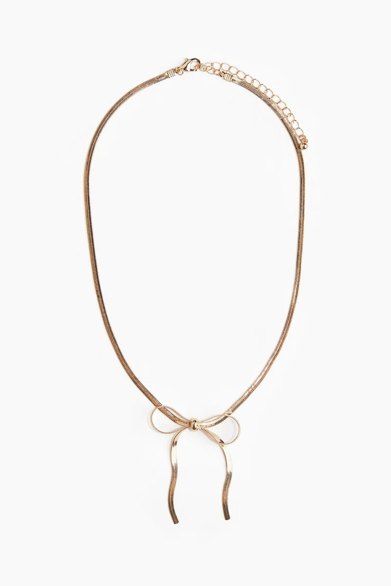 H&M Bow-detail necklace