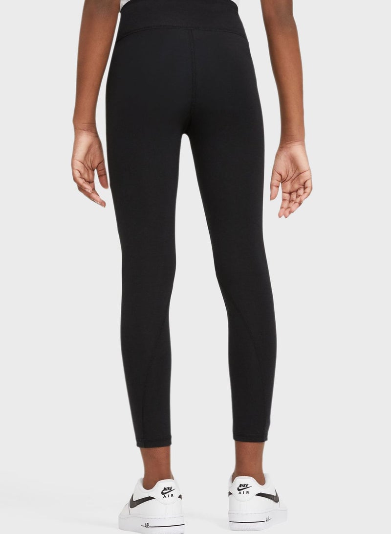 نايكي بنطال ليقنز بشعار الماركة - Image 2