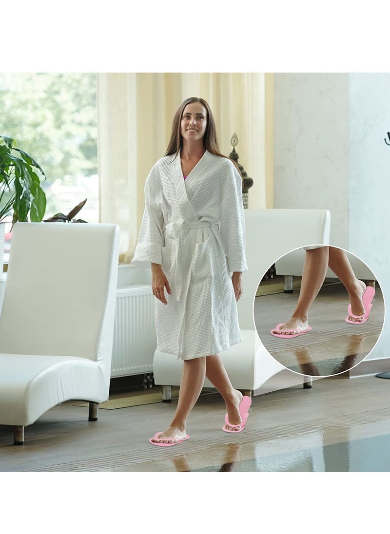 Excefore - 18 Pairs Disposable Pedicure Slippers Foam Disposable Slippers Multi Color Pedicure Sandals Spa Pedicure Flip Flops Pedicure Shoes - Image 1
