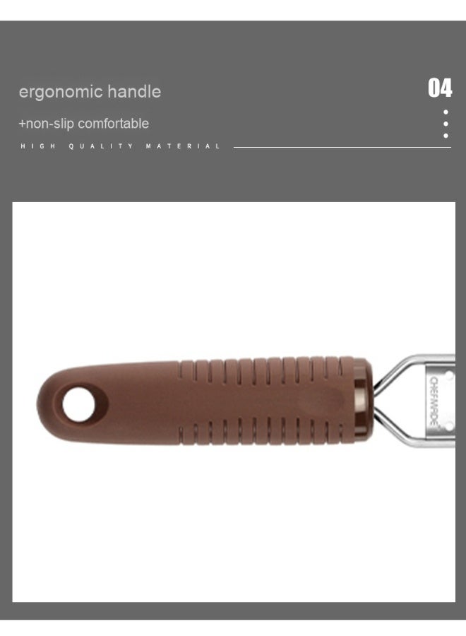 chefmade 304 Stainless Steel Multi-Functional Cheese Grater and Slicer - Image 4