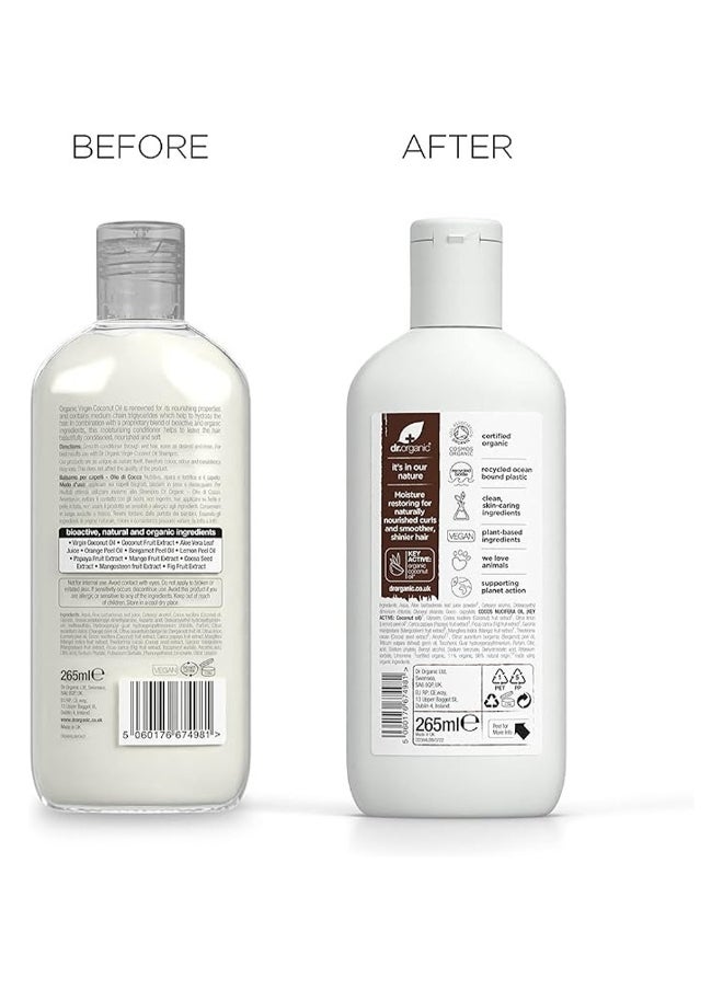 dr.organic Dr. Organic Coconut Oil Conditioner, Nourish And Define  - Image 3