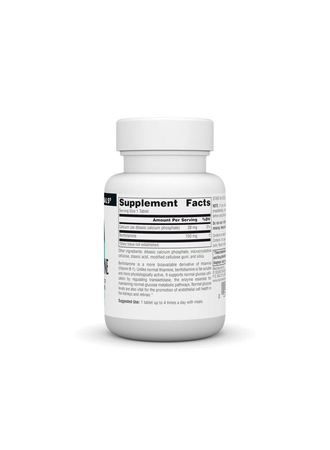 Source Naturals: Benfotiamine, Fat Soluable Source of Vitamin B-1 (Thiamine) 150 mg 30 Tablet - Image 3