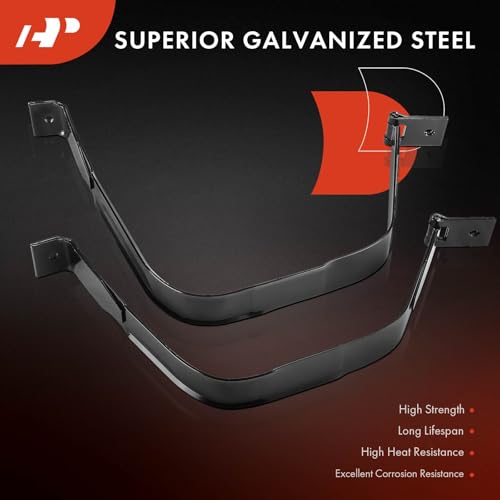 A-Premium أشرطة خزان الوقود A-Premium مع 2 قطع متوافقة مع فورد [فئة F سوبر ديوتي] F-250 سوبر ديوتي 1999-2010 و F-350 سوبر ديوتي 1999-2007 و F-450 سوبر ديوتي 2002 - Image 2