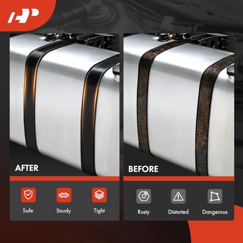 A-Premium أشرطة خزان الوقود A-Premium مع 2 قطع متوافقة مع فورد [فئة F سوبر ديوتي] F-250 سوبر ديوتي 1999-2010 و F-350 سوبر ديوتي 1999-2007 و F-450 سوبر ديوتي 2002 - Image 5