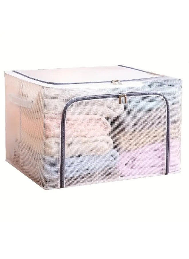 Generic - Foldable Storage Box with Lid Multi-use Clothes,Car Trunk,Home Office,Outdoor Fishing Container,Multi-Function Portable Camping Storage Box 100L - Image 1