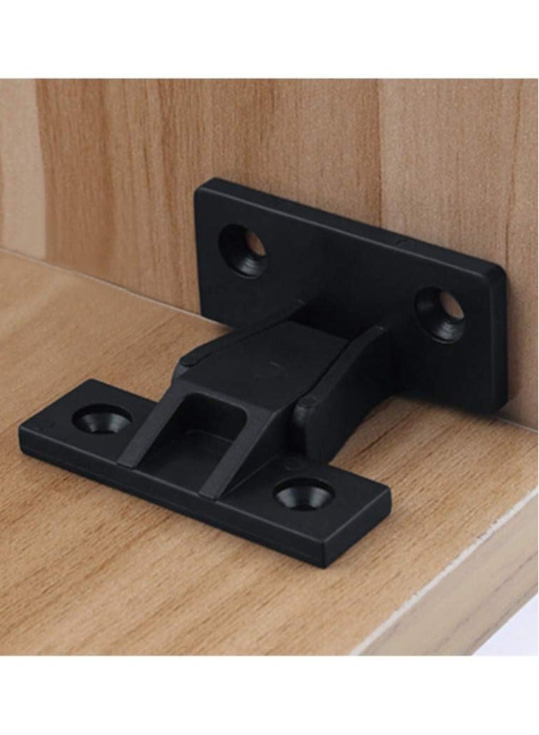 Excefore 20 Pairs Push In Plinth Panel Furniture Connectors Bracket Fixings With 80 Screws For Furniture Installation Move The Panel  - Image 5