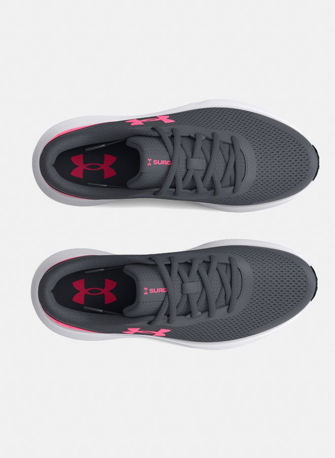 UNDER ARMOUR Girls' Grade School Surge 3 Running Shoes  - Image 3