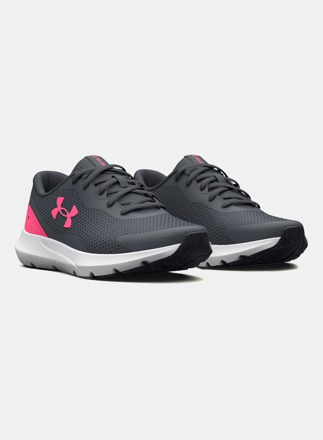UNDER ARMOUR Girls' Grade School Surge 3 Running Shoes  - Image 2