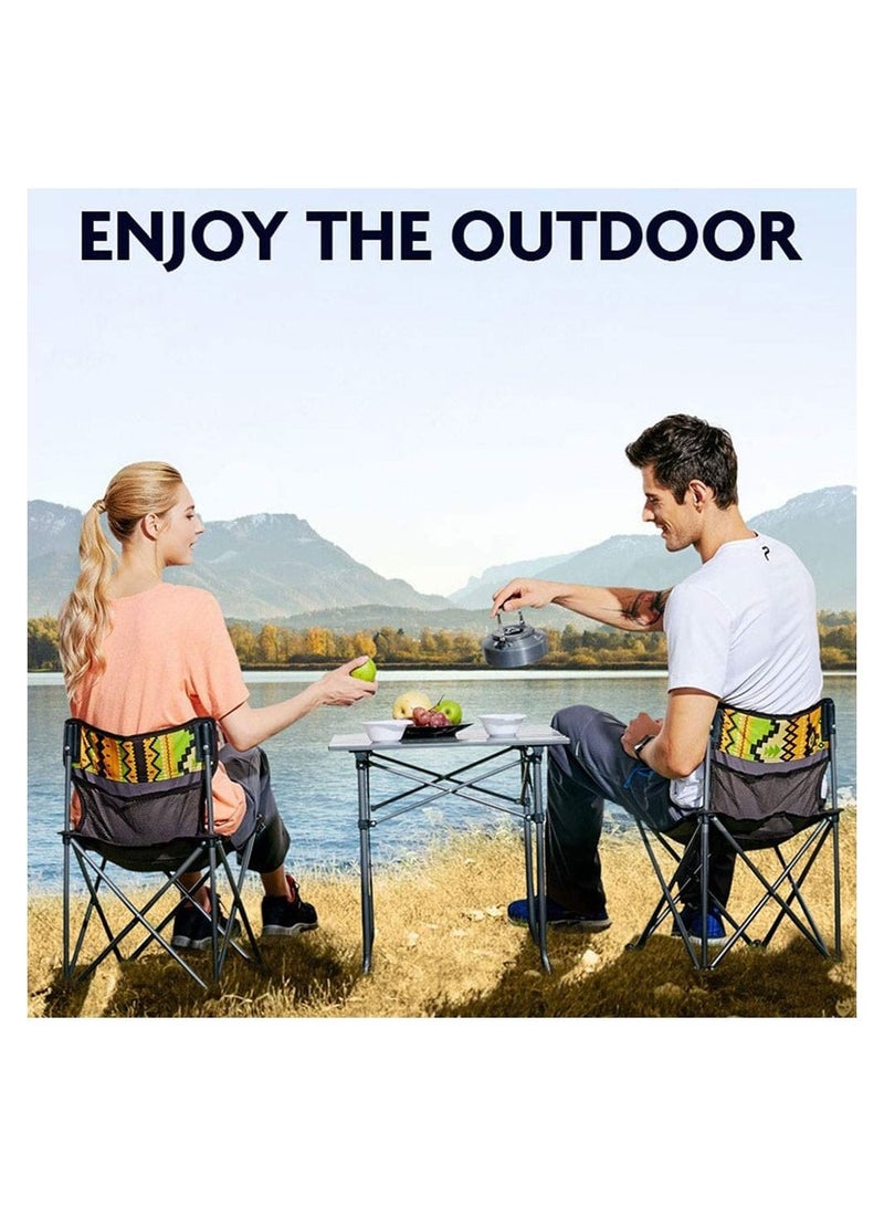 Outdoor Camping Folding Table and Chair Set 5pcs With Outer Bag - Image 2