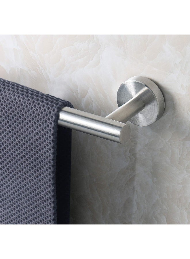 قرب مون الحمام منشفة البار إكسسوارات حمام السمك رف منشفة دش من الفولاذ المقاوم للصدأ لحامل الحمام مثبتة على الحائط (1 حزمة نايكل 24 بوصة) - Image 5