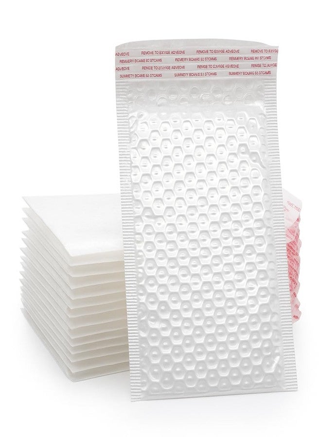 Breewell Tamper Proof Bubble Padded Courier Bags (Size - 7" X 5") - 100 Packs | White - Image 1