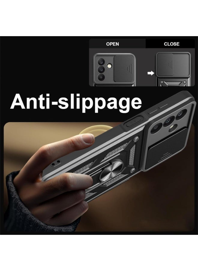CHEROSIN Phone Cover for Samsung Galaxy A57 with Slide Camera Cover Drop Protective Phone Case with Magnetic Car Mount Holder - Image 4