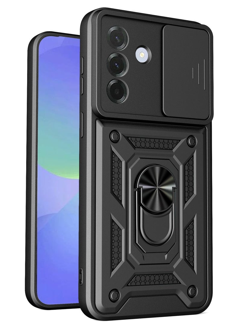 CHEROSIN Phone Cover for Samsung Galaxy A57 with Slide Camera Cover Drop Protective Phone Case with Magnetic Car Mount Holder - Image 1