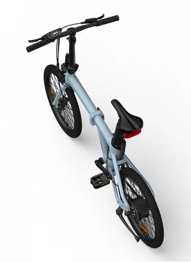 Crony ADO A20 Endurance MAX 100KM Electric Bicycle, 350W Motor, 36V/10.4AH Battery, Foldable E-Bike for Adults, Pedal Assist, Long Range, City & All-Terrain E-Bike, E-Bike with LCD Display, Lightweight, 3-Level Pedal Assist, App Connectivity, Disc Brakes, Ideal for Commuting and Travel  - Image 2