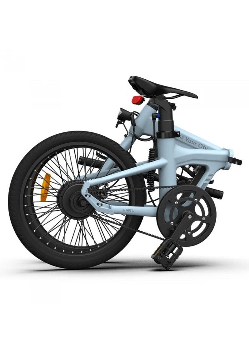 Crony ADO A20 Endurance MAX 100KM Electric Bicycle, 350W Motor, 36V/10.4AH Battery, Foldable E-Bike for Adults, Pedal Assist, Long Range, City & All-Terrain E-Bike, E-Bike with LCD Display, Lightweight, 3-Level Pedal Assist, App Connectivity, Disc Brakes, Ideal for Commuting and Travel  - Image 3