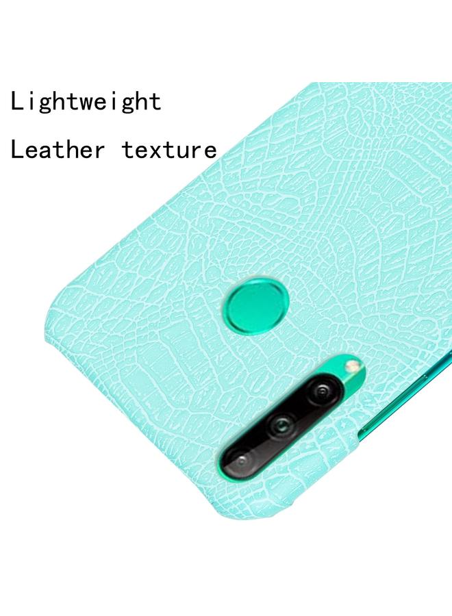 Zaboon Case For Huawei P40 lite E/Y7p Shockproof Shockproof Crocodile Texture PC + PU Case - Image 4