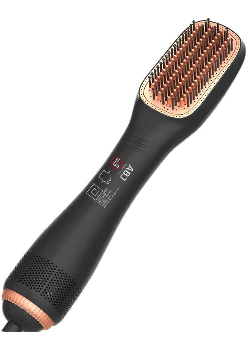 ABJ - Hair Dryer And Styler Hair Straightener Brush 2 in 1 - Hot Air Stylers - Fast Heating - 3 Temp Settings - Image 1