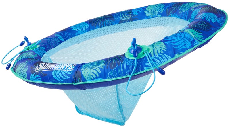 SwimWays Elite Spring Float Papasan Pool Lounger, Inflatable Pool Floats Adult with Fast Inflation, Pool Lounge Chair for Adults up to 250 lbs - Image 3