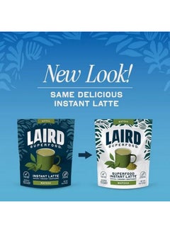 Laird Superfood Laird Superfood Matcha Instant Latte with Adaptogens - Matcha Latte Green Tea Powder Packed with Antioxidants and Superfood Coconut Creamer - Gluten Free, Non-GMO, Vegan, 8 oz. Bag, Pack of 1  - Image 3