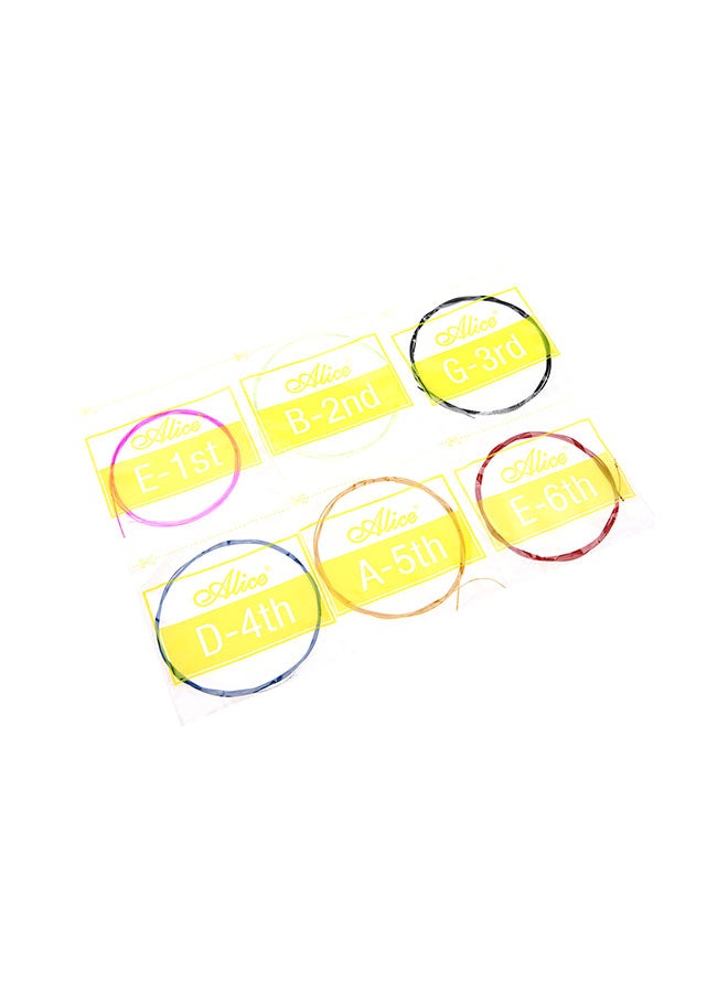 Bememo 3 Sets of 6 Acoustic Guitar Strings Replacement Steel String for Acoustic Guitar (1 Brass Set, 1 Copper Set and 1 Multicolor Set) - Image 3