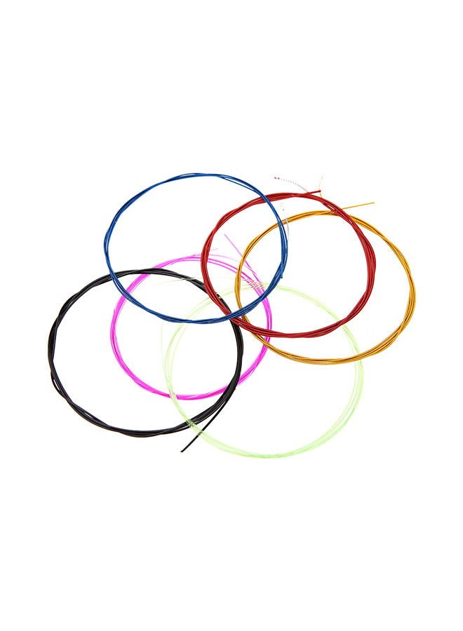 Bememo 3 Sets of 6 Acoustic Guitar Strings Replacement Steel String for Acoustic Guitar (1 Brass Set, 1 Copper Set and 1 Multicolor Set) - Image 4