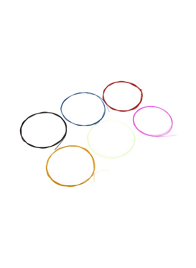 Bememo 3 Sets of 6 Acoustic Guitar Strings Replacement Steel String for Acoustic Guitar (1 Brass Set, 1 Copper Set and 1 Multicolor Set) - Image 1