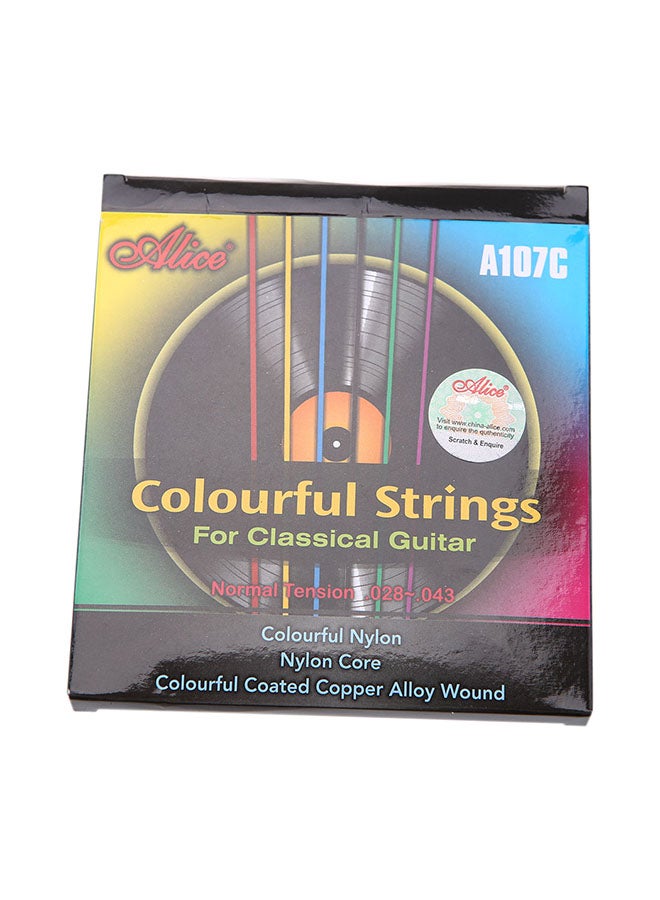 Bememo 3 Sets of 6 Acoustic Guitar Strings Replacement Steel String for Acoustic Guitar (1 Brass Set, 1 Copper Set and 1 Multicolor Set) - Image 2