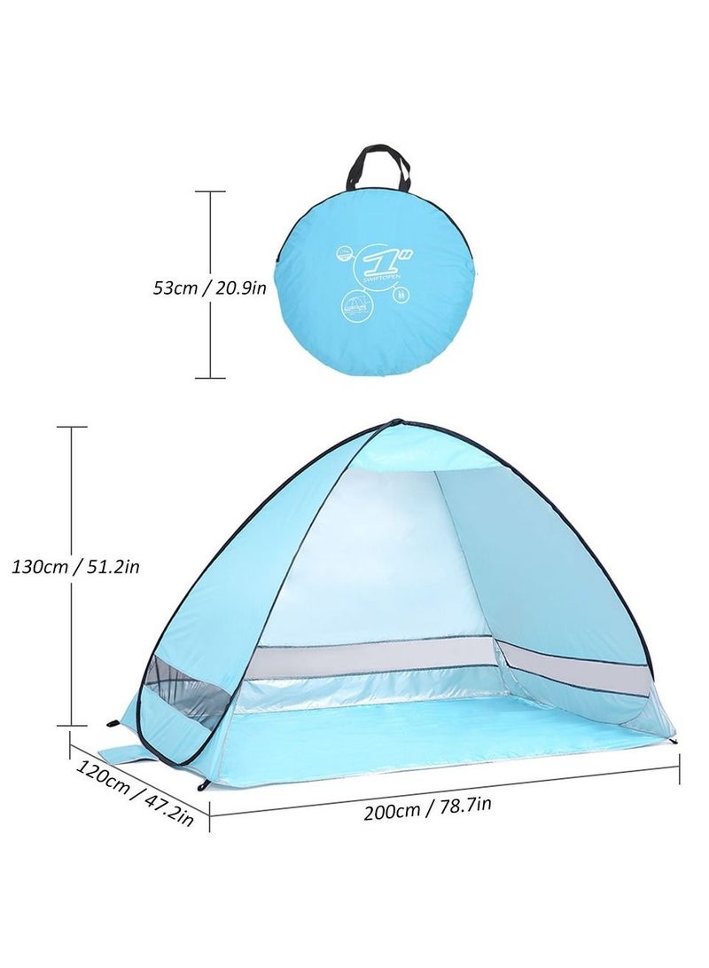 Generic Instant Pop Up Beach Tent Lightweight UV Protection Sun Shelter Tent Sunshade Canopy  - Image 5