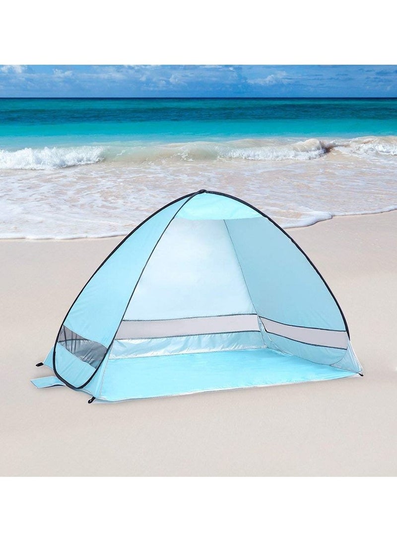 Generic Instant Pop Up Beach Tent Lightweight UV Protection Sun Shelter Tent Sunshade Canopy  - Image 4