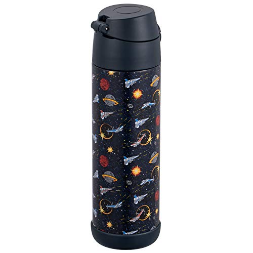 Snug Insulated Kids Water Bottle with Straw & Spout – Double-Wall Stainless Steel, Leakproof, Easy-Flip Lid – For School, Travel, Toddlers & Big Kids - Space Wars, 17oz - Image 5
