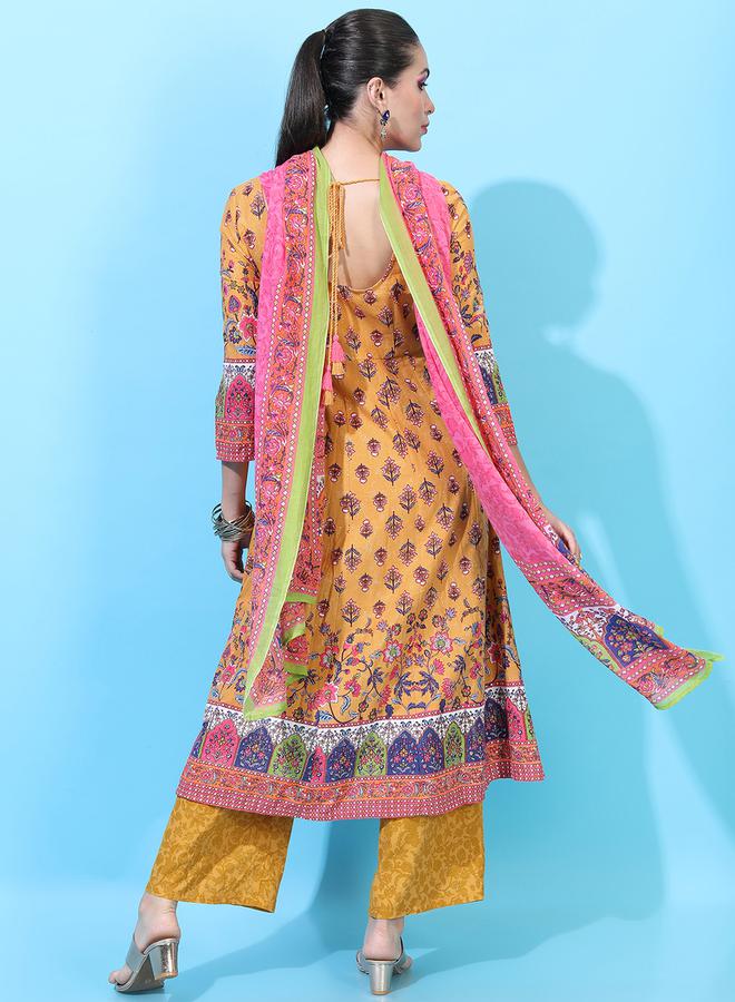 فيشود طقم كورتا نسائي مطبوع بالزهور متعدد الألوان من ستايلي - Image 3