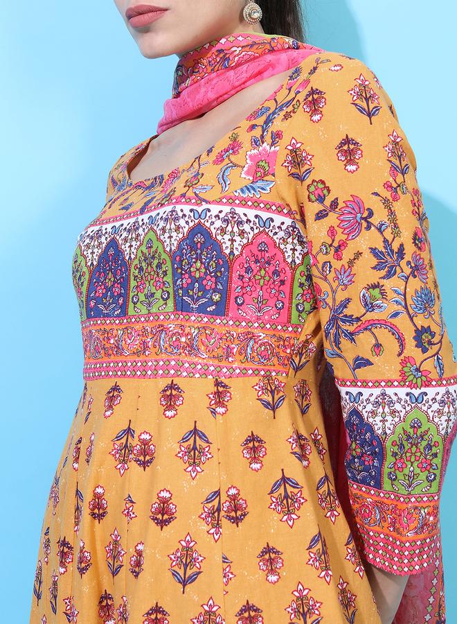 فيشود طقم كورتا نسائي مطبوع بالزهور متعدد الألوان من ستايلي - Image 4