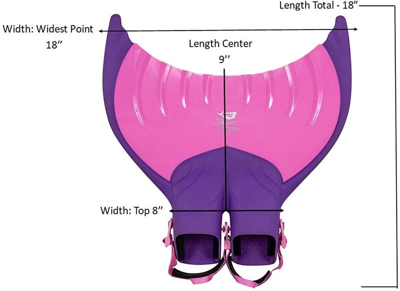 Body Glove 14499BM-Pink Mermaid Linden Monofin - Pink - Image 4