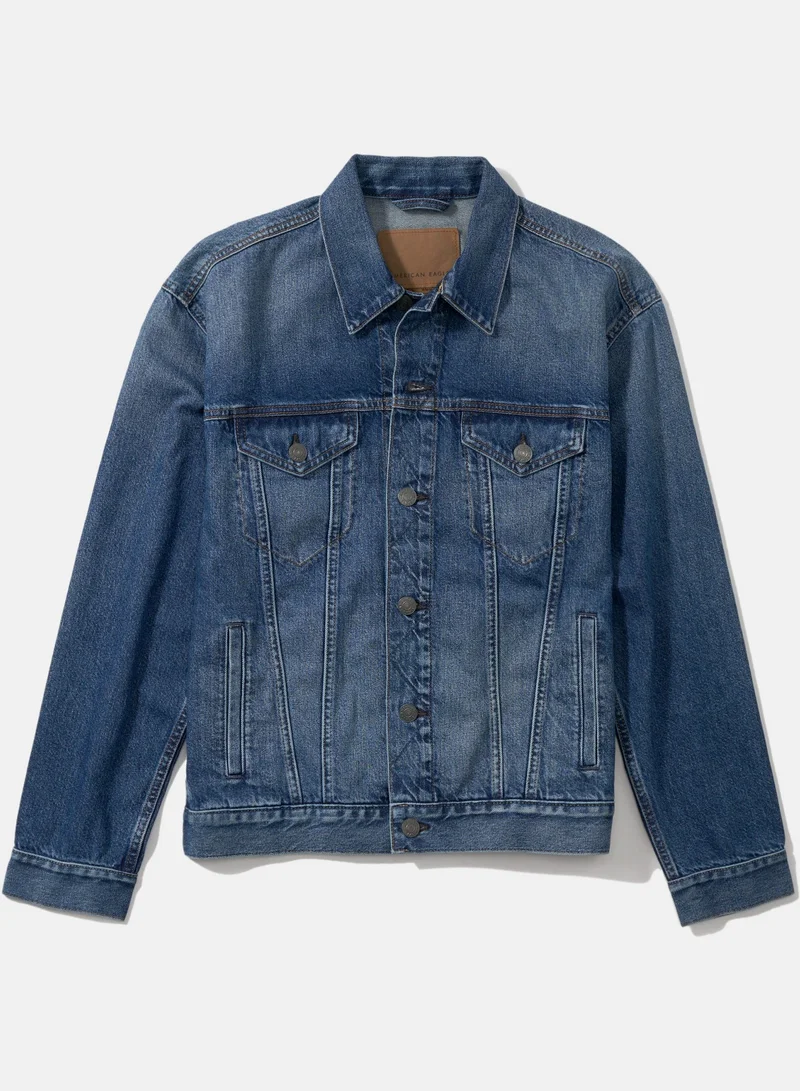 امريكان ايجل AE Denim Trucker Jacket