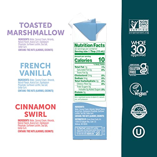 nutpods Favorites Collection - Unsweetened Non Dairy Creamer - Toasted Marshmallow, French Vanilla and Cinnamon Swirl - Keto Creamer, Whole30, Gluten Free, Non-GMO, Vegan, Sugar Free, Kosher - Image 2