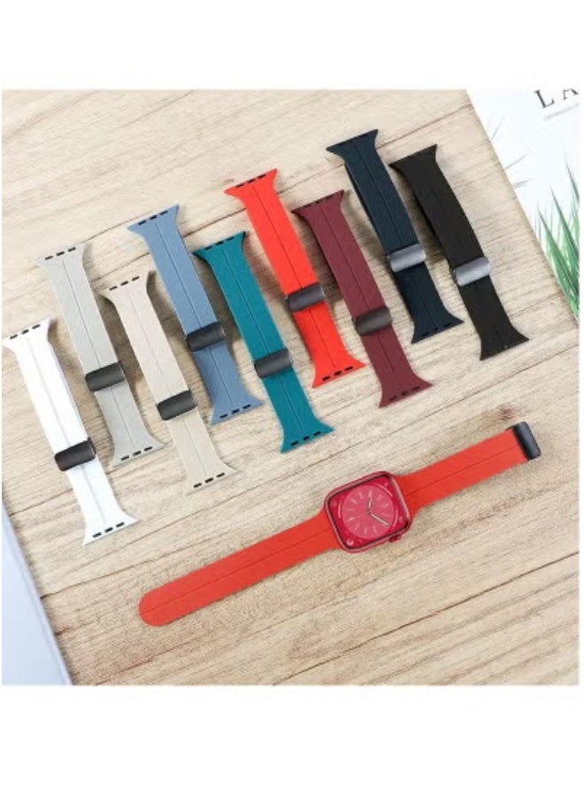 TIGER Apple Watch Band 38mm 40mm 41mm – Quick Release Soft Silicone Sport Strap for Women and Men – Lightweight, Skin-Friendly, and Sweat-Resistant Replacement Watch Band – Compatible with Apple Watch Series 6, 7, 8, 9, SE – Easy to Install, Durable, and Comfortable Fit for Everyday Wear - Image 3