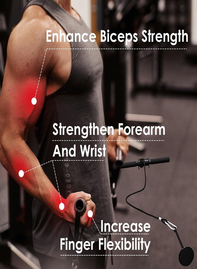 Socpuro Wrist and Forearm Blaster Exerciser, Forearm Strengther Wrist Roller Trainer for Wrist/Arm Training Workout (Nylon Rope) - Image 5