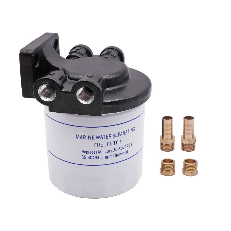Marine Boat SpinOn Fuel Filter Water Separator Kit 35802893Q4 802893Q4 1879831 1878481