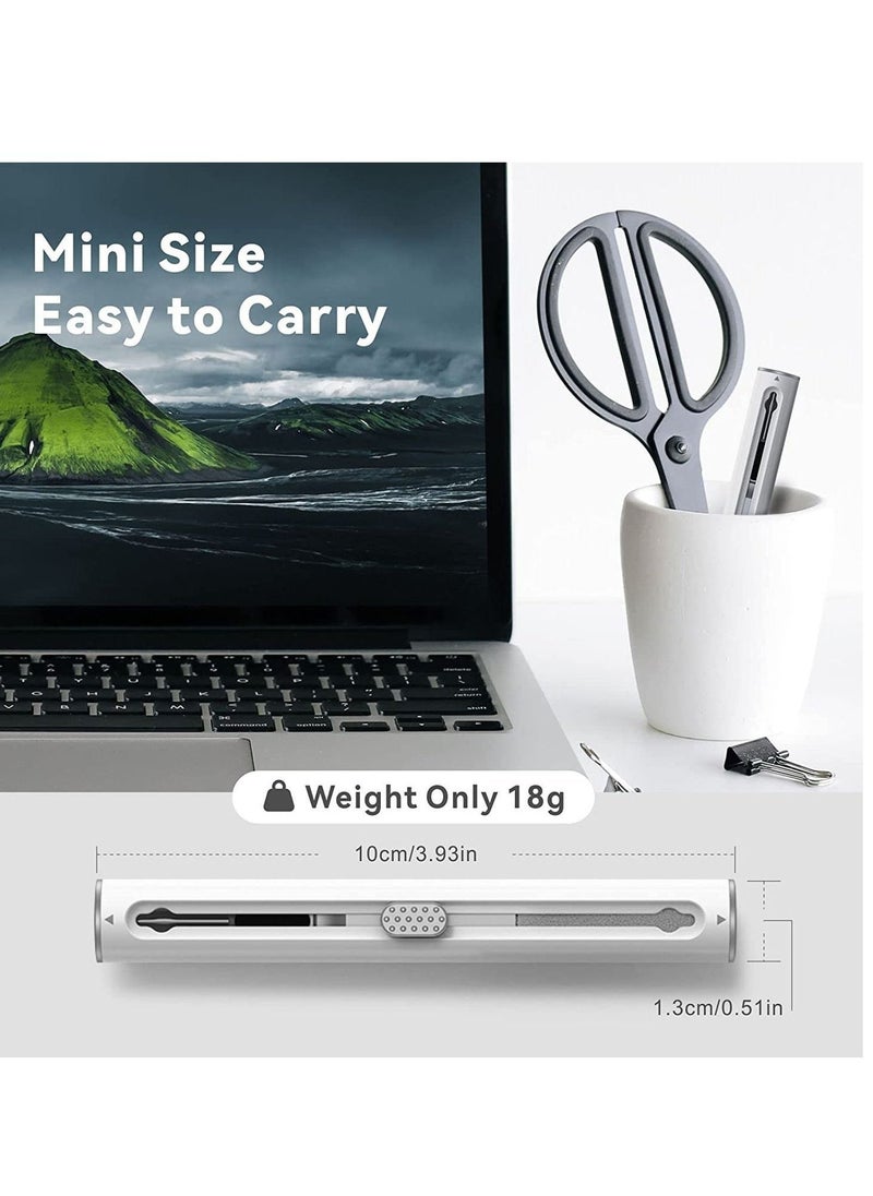 ELTRAZONE Cleaner Kit for Airpods Pro 1 2 Multi-Function Cleaning Pen Soft Brush for Bluetooth Earphones Case, Wireless Earphones, Wireless Earbuds Cleaning Tools for Huawei Samsung MI Earbuds-White - Image 4