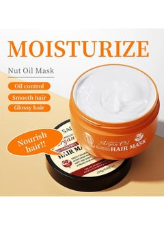 SADOER 250g Argan Oil Hair Mask Smoothing Soften Repair Hair Root Deep Scalp Care Prevent Drying Moisturizing Conditioner  - Image 3