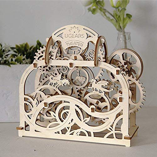 UGEARS - Theater, 3D Wood Mounting Kit Without Glue (Theatre) - Image 2